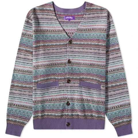 Dill Painting Intarsia Cardigan