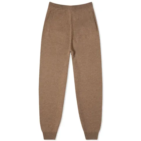 Delta Cuffed Knitted Cashmere Track Pant