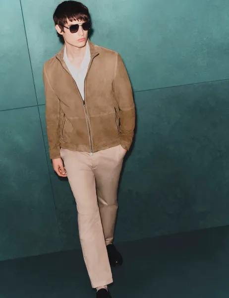 Autograph Regular Fit Super Lightweight Chinos Sand