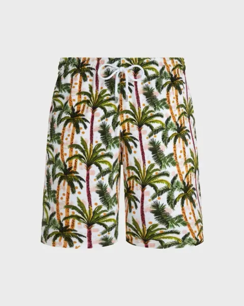 Vilebrequin Men Terry Bermuda Shorts Brazil Jungle