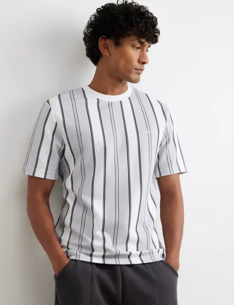 River Island Striped Short Sleeve T-Shirt