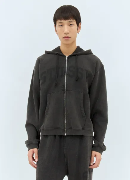 Faded Graphic Hooded Sweatshirt