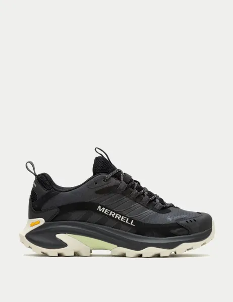 Merrell Moab Speed 2 GTX Walking Trainers Black/Black