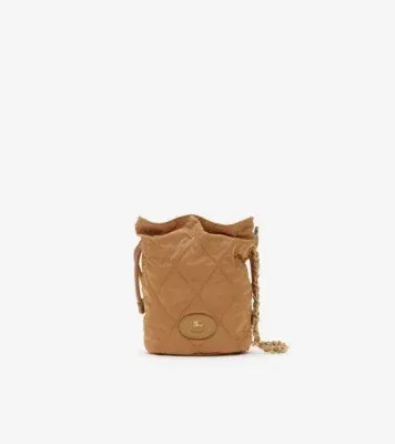 Reversible Horseshoe Chain Pouch in Teak brown