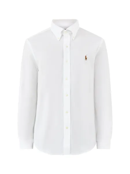 Pique Knit Long Sleeve Shirt