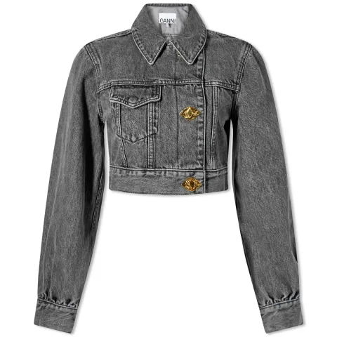 Crop Trucker Jacket
