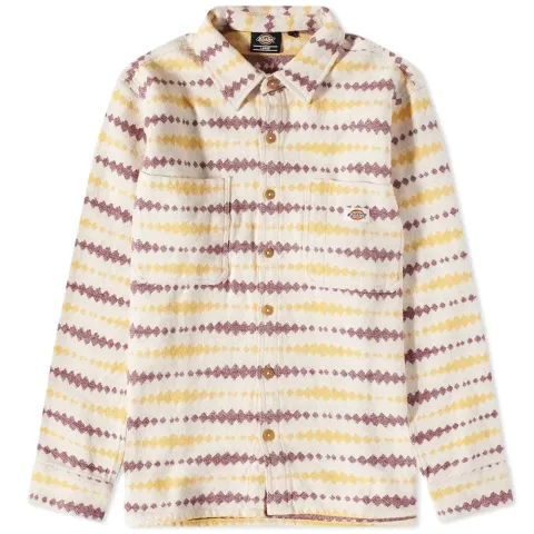 Falkville Geometric Flannel Shirt