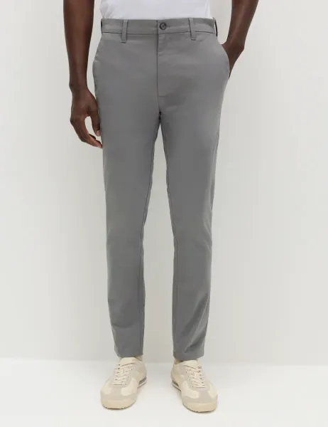 Marks & Spencer Skinny Fit Stretch Chinos Ash Grey