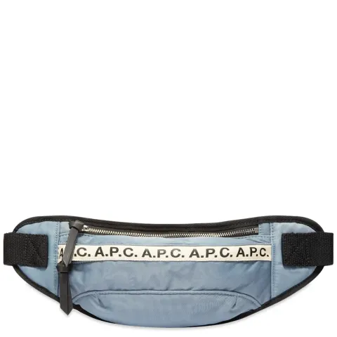A.P.C. Repeat Logo Waist Bag