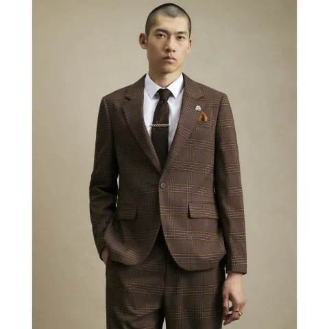 River Island Brown Check Blazer