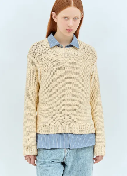 Cotton-Blend Sweater