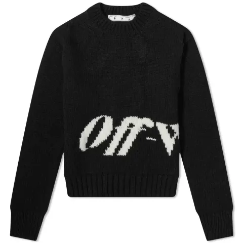 Intarsia Logo Crew Sweat