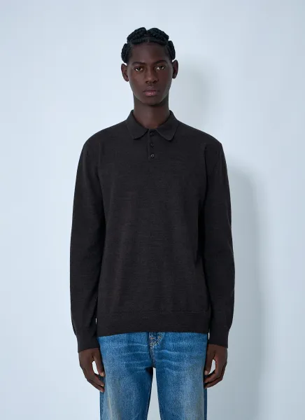 Wool Polo Shirt