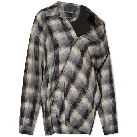 Vallery Plaid Shirt Dress
