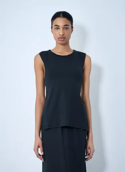 Sleeveless Cotton Tank Top