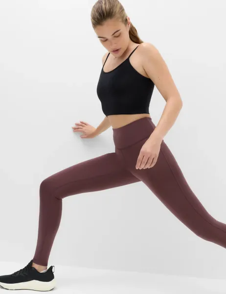 Goodmove Essential High Waisted Gym Leggings Mulberry