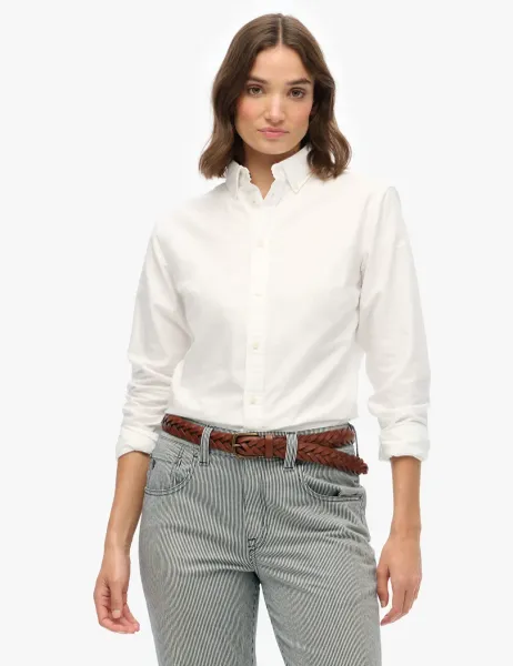 Superdry & Co Pure Cotton Collared Button Through Shirt