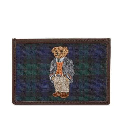 Tartan Bear Card Holder