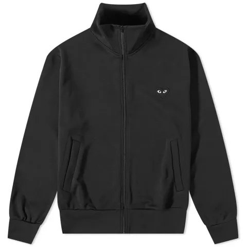 Black Heart Back Print Track Top