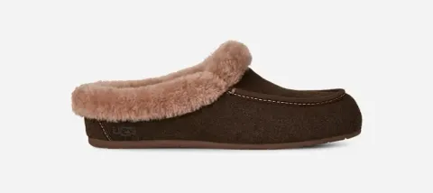 Ansley Mule for Women, Suede/Wool