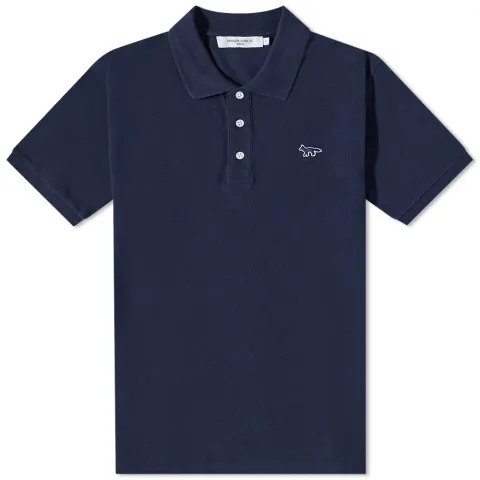 Maison Kitsuné Navy Fox Patch Classic Polo