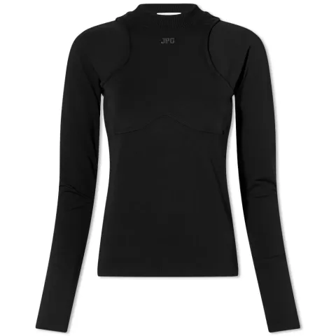 Long Sleeve Raglan Logo Top