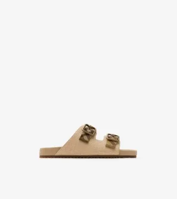 Raffia-effect Urchin Sandals in Reed beige