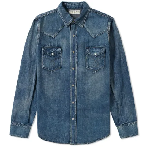 Classic Denim Western Shirt