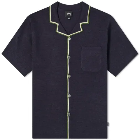 Stripe Edge Knit Shirt