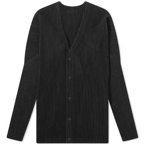 Pleated Cardigan