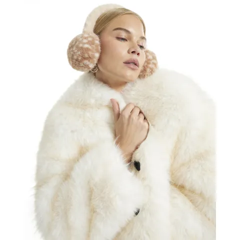 River Island Deer Print Earmuffs