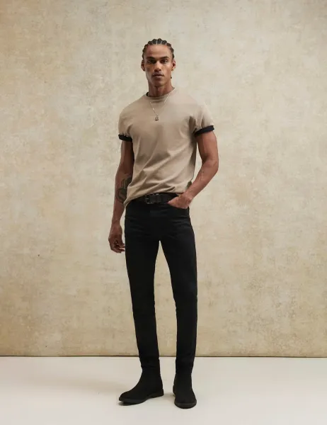 River Island Skinny Fit Stretch Jeans Black
