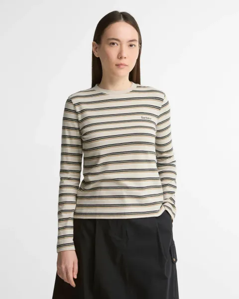 Marena Striped Long-Sleeved T-Shirt