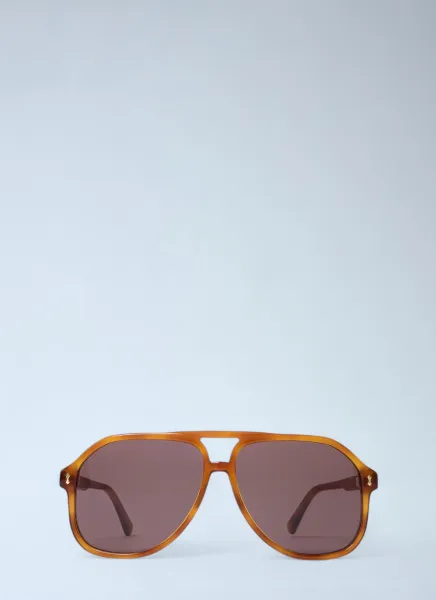 Aviator Tortoiseshell Sunglasses