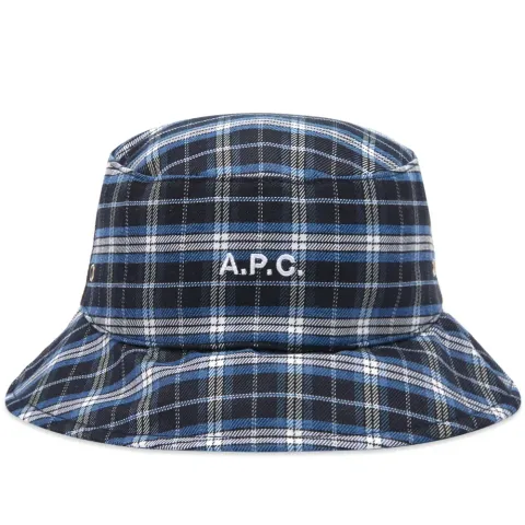 A.P.C. Steve Check Bucket Hat
