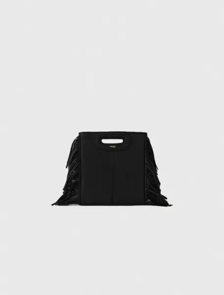 Mini M bag in smooth leather