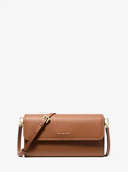 Jet Set Small Pebbled Leather Smartphone Crossbody Bag
