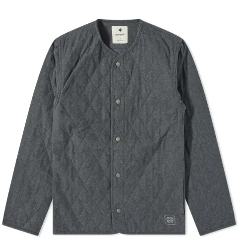 Quilted Flannel Cardigan