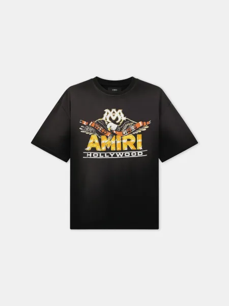 MA EAGLE OVERSIZED TEE - Black