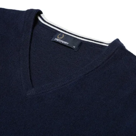 Fred Perry Classic Tipped V Neck Sweater
