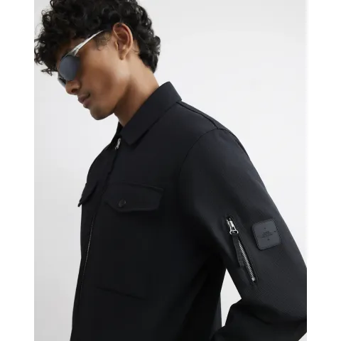 River Island Black Twill Shacket