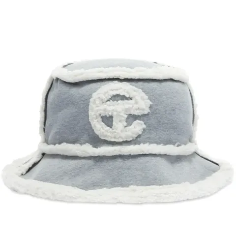 x Telfar Shearling Trim Bucket Hat