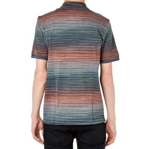 Multi Coloured Space Dyed Polo