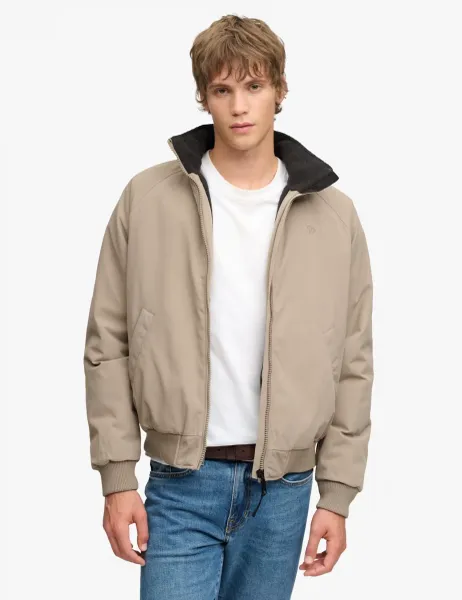 Padded Utility Jacket Brown