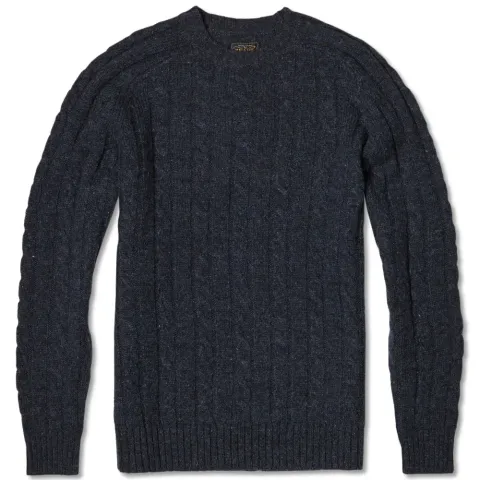 Cable Crew Sweater