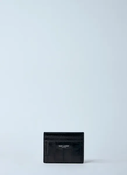 Logo Print Leather Cardholder