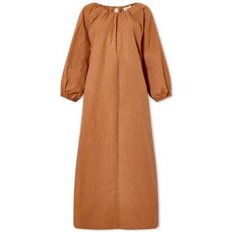Gathered Midi Dress
