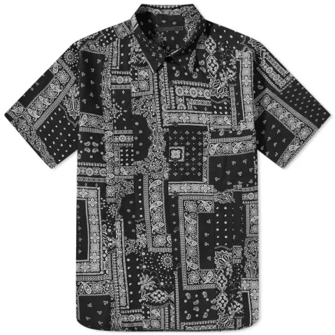 SOPHNET. Paneled Short Sleeve Shirt