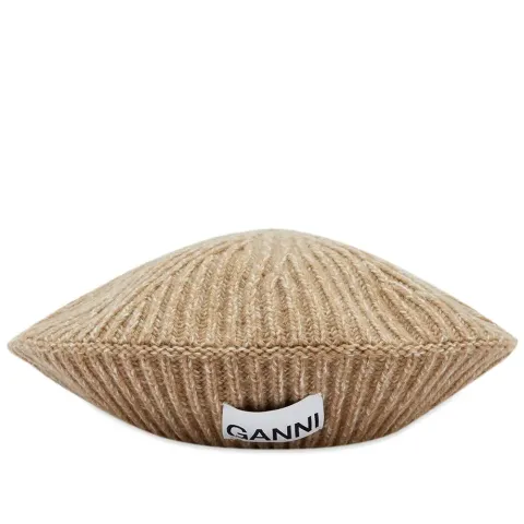Structured Rib Logo Beanie