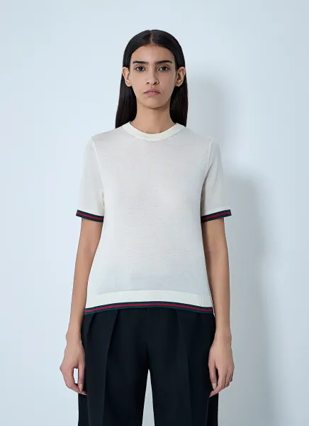 Extra Fine Cashmere-Blend Top